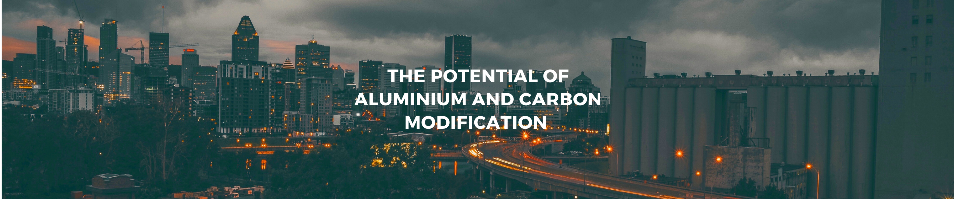 The potential of aluminium and carbon modification